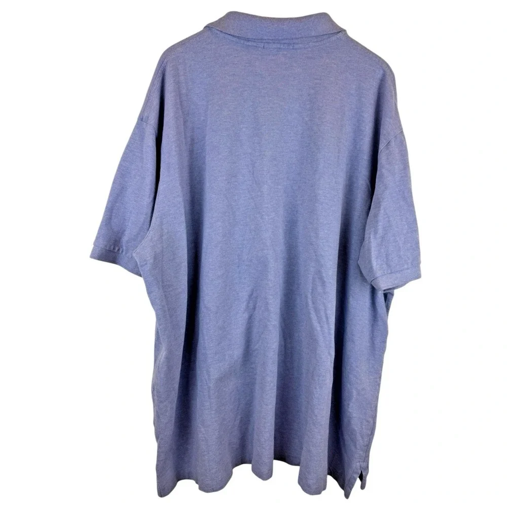 Polo Ralph Lauren Shirt Men's 4XB‎ Big Baby Blue Pony Casual 100% Cotton